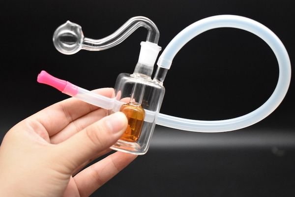 Cheap colorful 10mm female mini glass oil rig pipe Glass blunt Bubbler smoking glass bong for water pipe