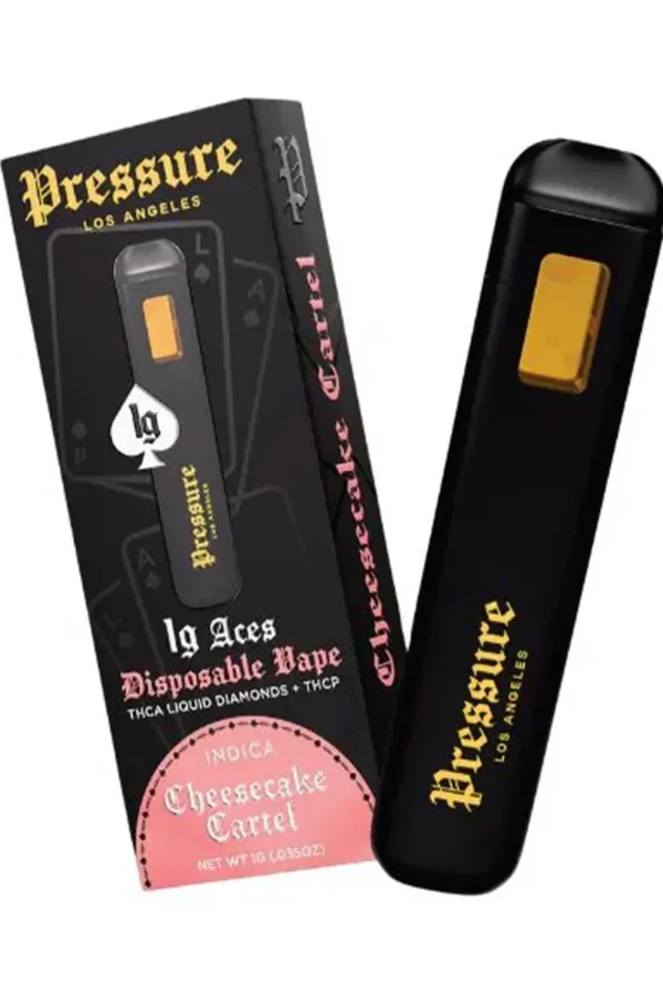 Cheesecake Cartel Pressure LA Aces THCA+THCP Disposable 1G