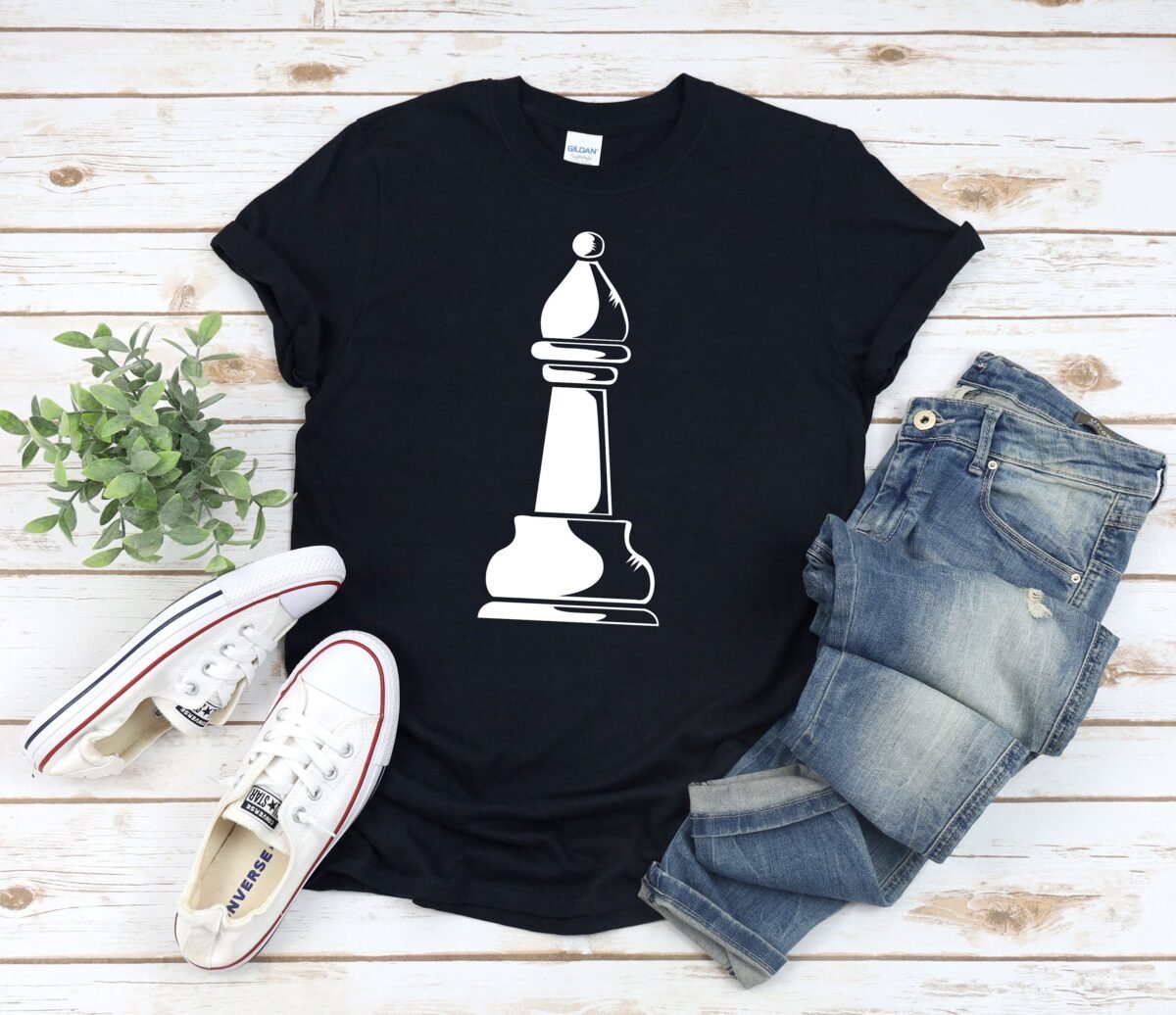 Chess Bishop, Bishop Piece, Shirt, Club, Player, Tshirt, T Gifts For Men