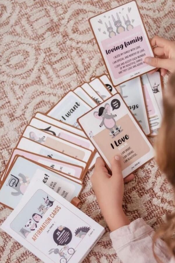 Children's Affirmation Cards Mindful Exercises, Positive Thinking