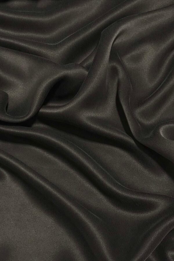 Chocolate Brown - Sandwashed Silk Charmeuse Fabric