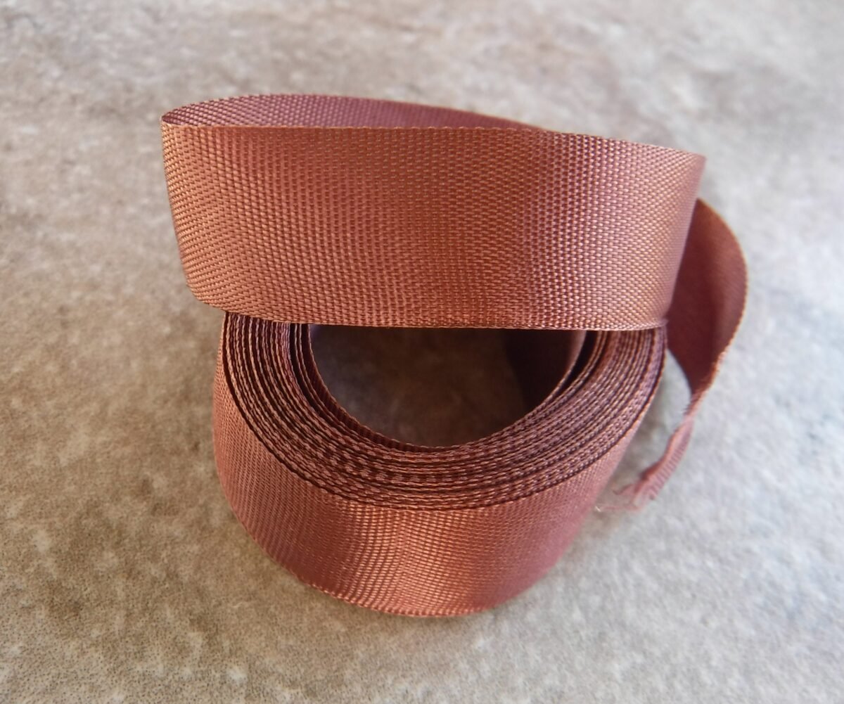 Chocolate Brown Shiny Ribbon 3 Yards