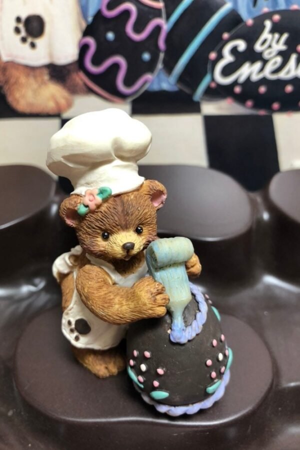 Chocolate Is A Bear Essential Figurine By Enesco ~ Decorating Egg
