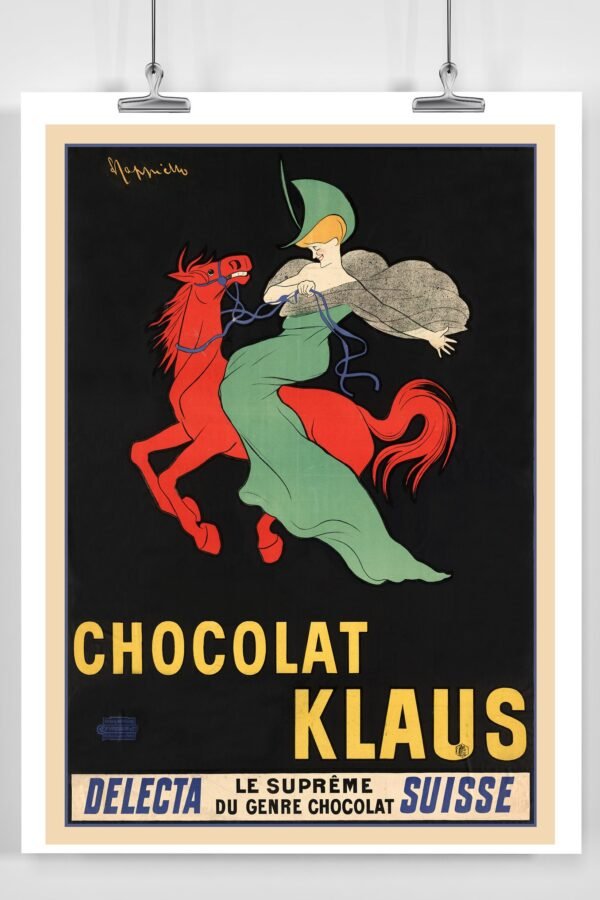 Chocolate Klaus Advertising Poster By Leonetto Cappiello - Framed/Unframed