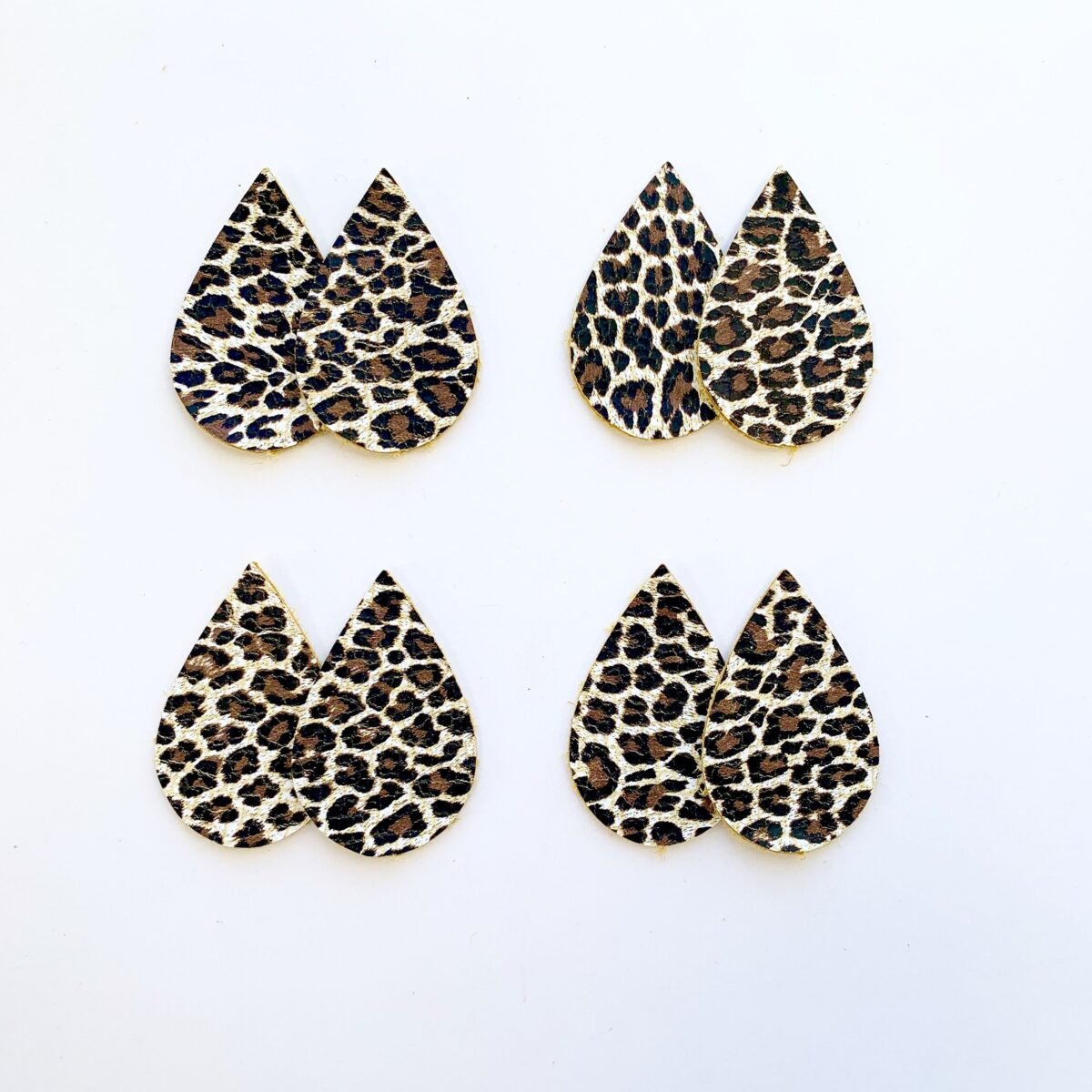 Chocolate Leopard Genuine Leather Teardrops Supply, Teardrop Shapes, Earring Pendants, Making, Wholesale Diy Earrings, Animal Print