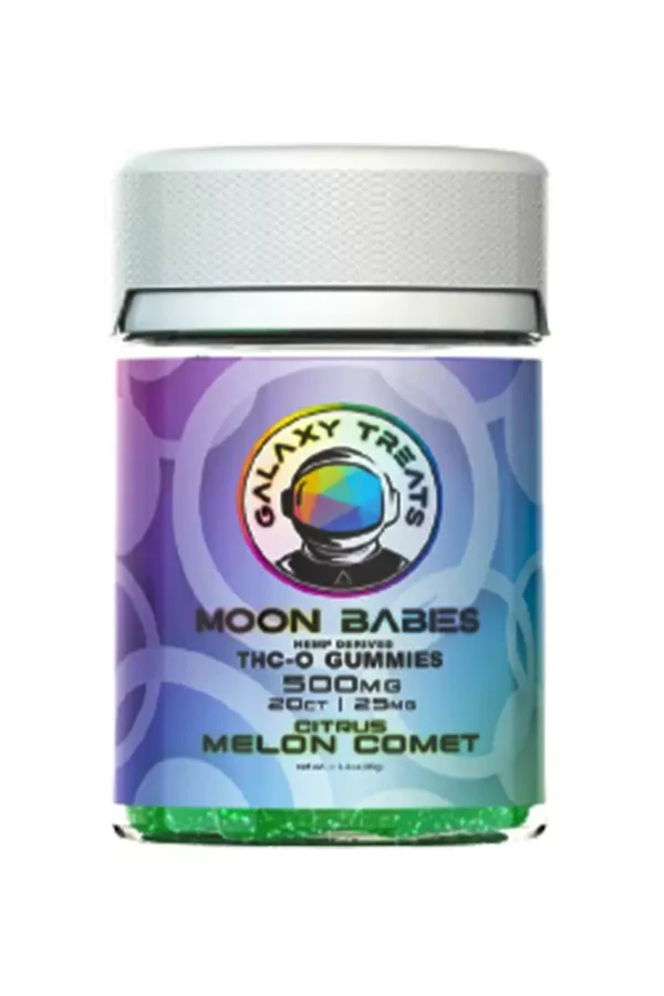 Citrus Melon Comet Galaxy Treats Moon Babies THC-O Gummies 500mg