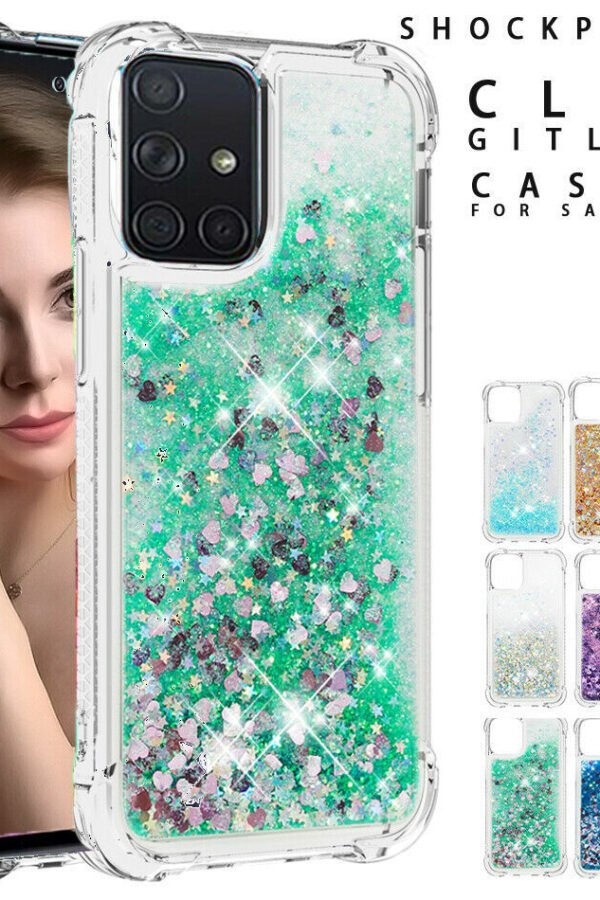 Clear Case Shockproof Bling Glitter Cover For Samsung Note 10 10+ note20 20ultra