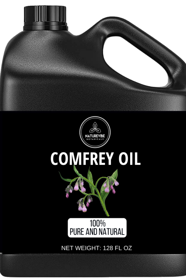 Comfrey Oil | 100% Pure and Natural Cold Pressed Body Oil | Great for Skin Care and Hair Care