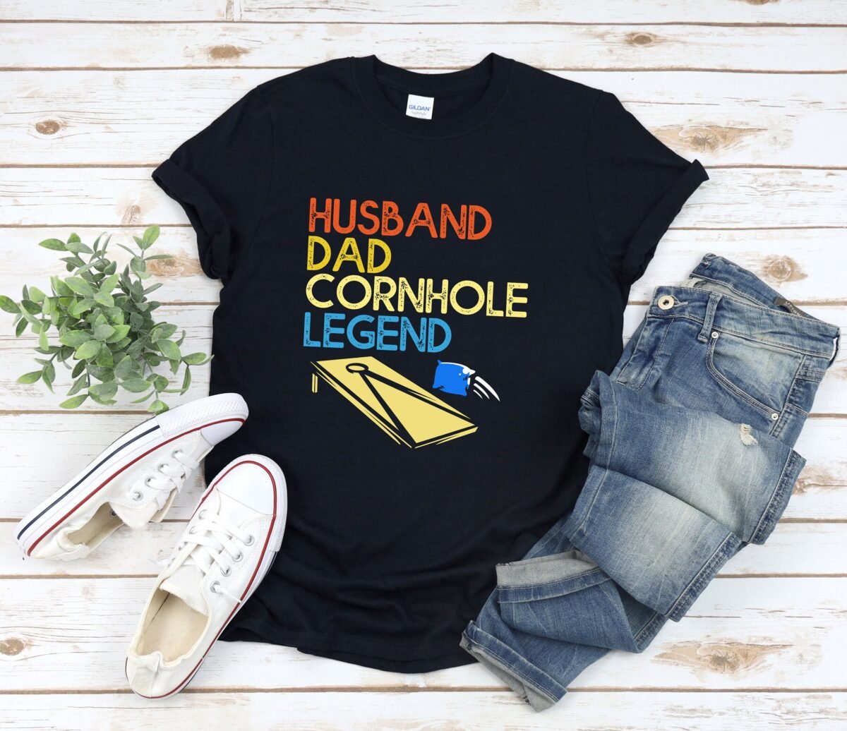 Cornhole Dad Shirt, Shirts For Men, Husband Legend, Fathers Day Shirts, Shirt