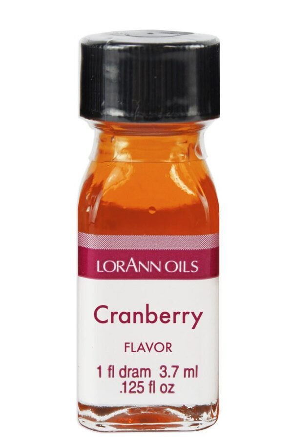 Cranberry Flavoring Oil - Super Strength Cranberry Flavoring Oil Specially Formulated For Use in Candy, Chocolate, Fondant, Fudge, & More