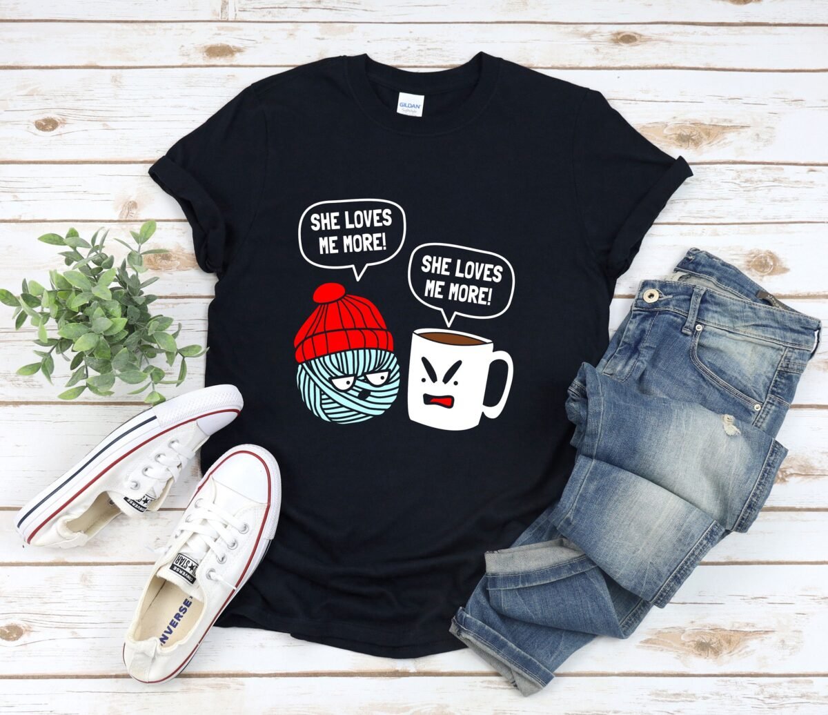 Crochet & Coffee, Funny Coffee Shirt, Lover Pun, Yarn, Knitting Yarn Shirt