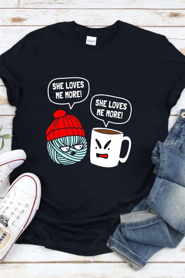 Crochet & Coffee, Funny Coffee Shirt, Lover Pun, Yarn, Knitting Yarn Shirt
