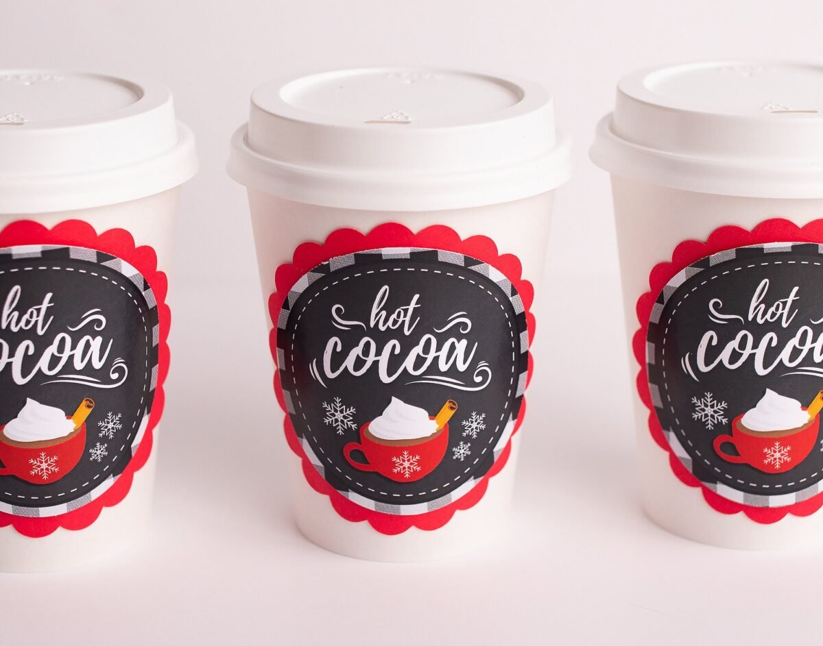 Cups, Hot Chocolate Bar, Cocoa Decor, Holiday Party, Kids