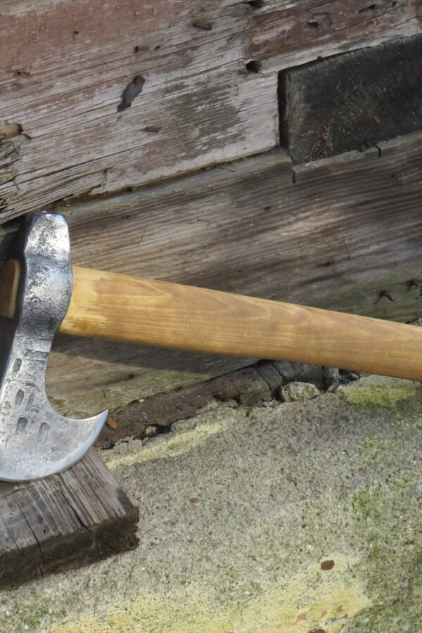 Custom Axe, Viking Hatchet Hiking Camping Axt Throwing Skull Forged Handforged, Axe With
