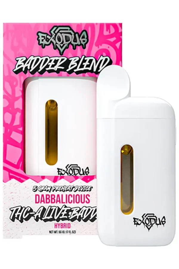 Dabbalicious Exodus Badder Blend THCA Disposable 5G