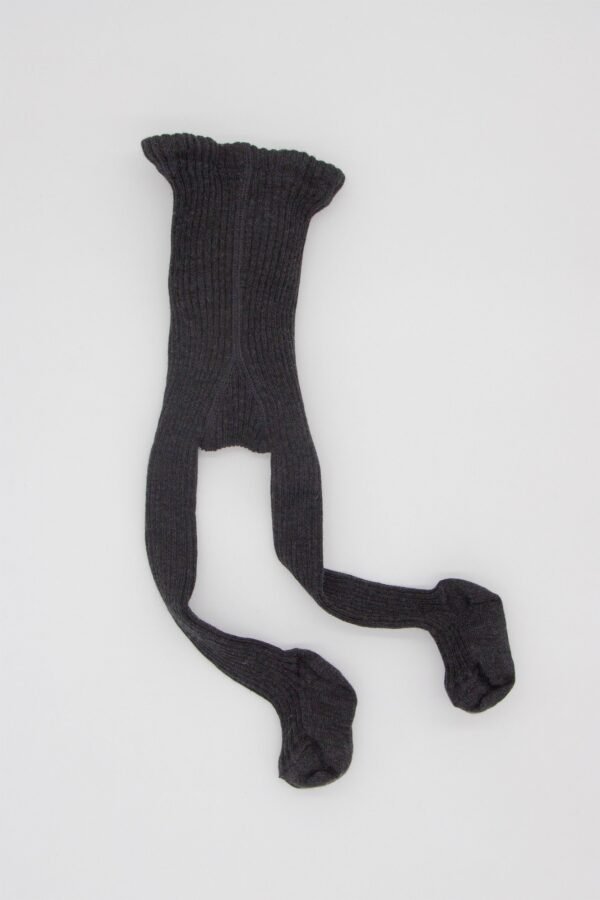 Dark Grey /Merino Wool Baby Tights/Merino Pantyhose/