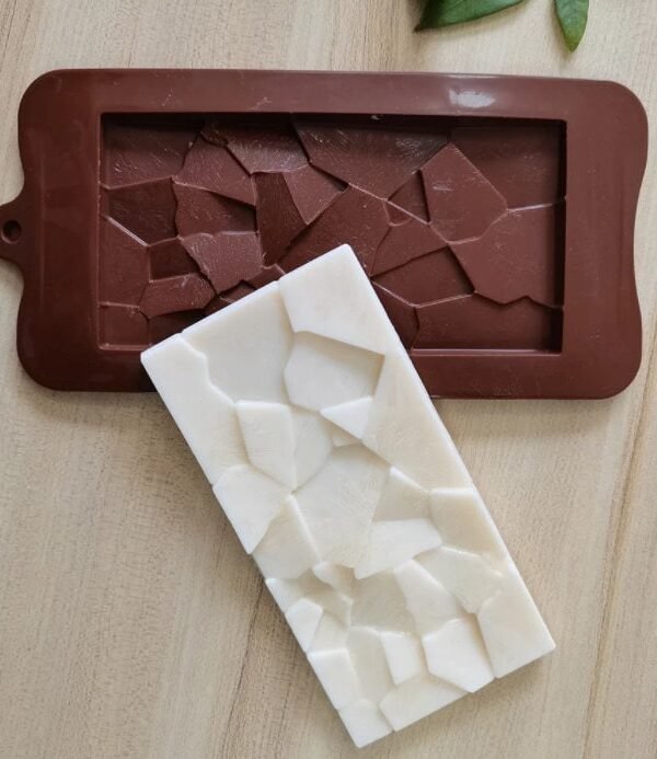 Debris Chocolate Bar Silicone Mold Non-stick Candy 3D Diy | 6"x 3-1/8"x 1/2