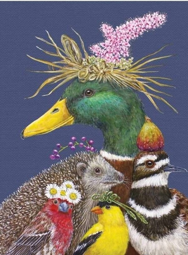 Decoupage Paper Napkins - Duck & Bird Set Of 3 Cocktail Size
