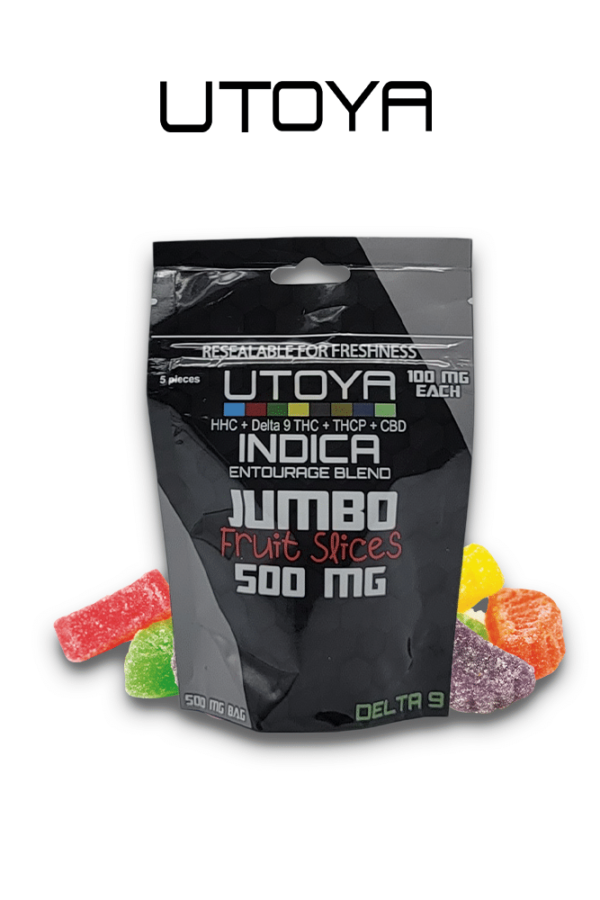 Delta 9 THC Gummies | Jumbo Fruit Slice Candy | 100mg Each