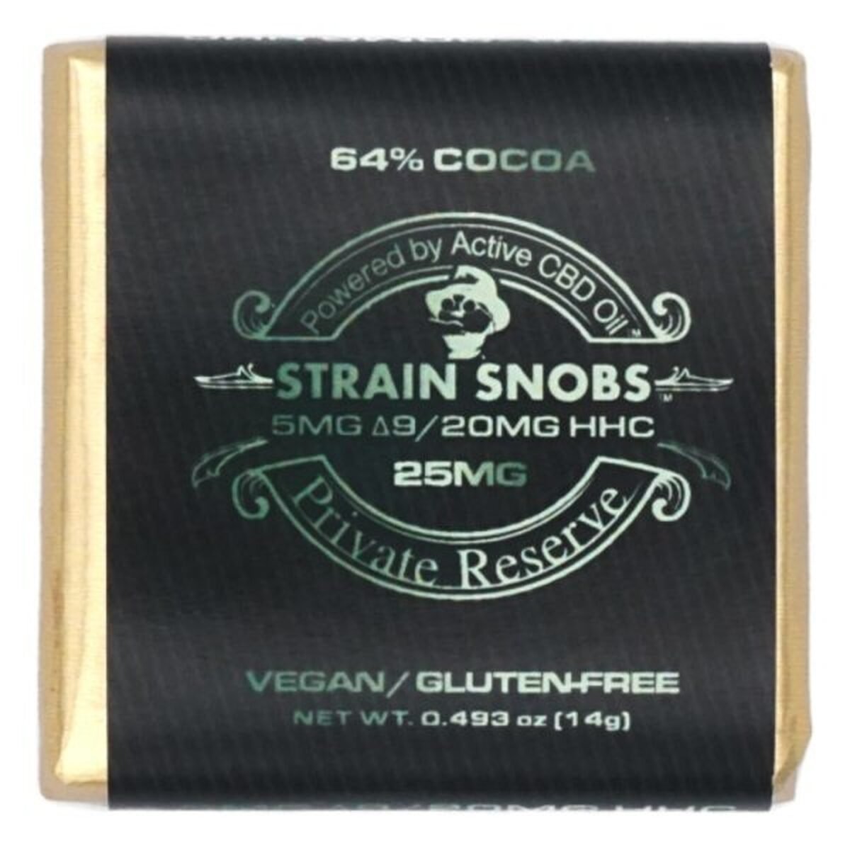 Delta 9 THC/HHC 25mg Chocolate - 3 Pack
