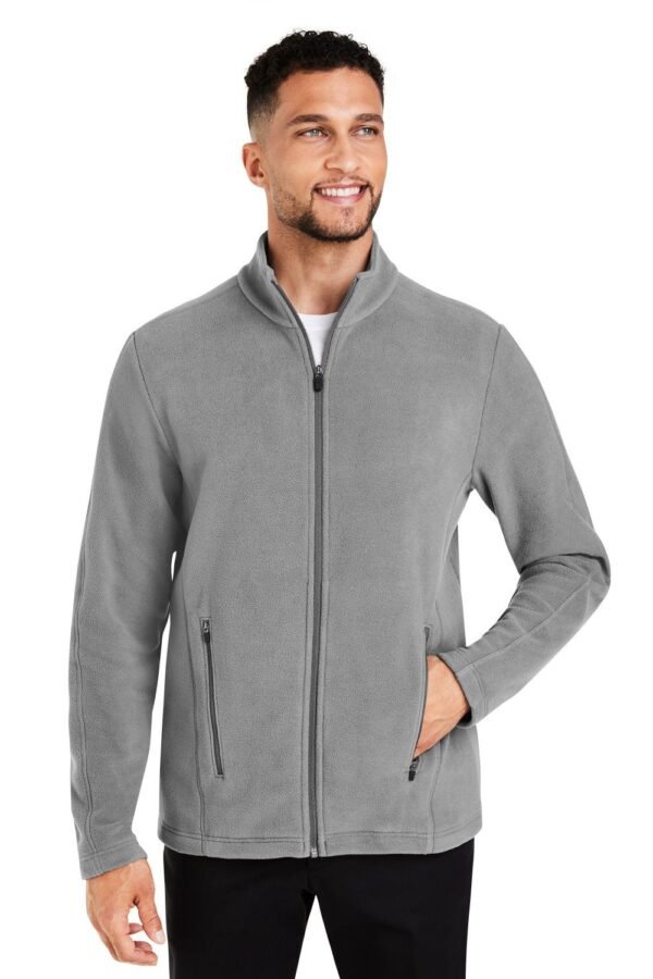 Devon & Jones DG730 Men's CrownLux Performance Fleece Full-Zip Jacket - GRAPHITE - S