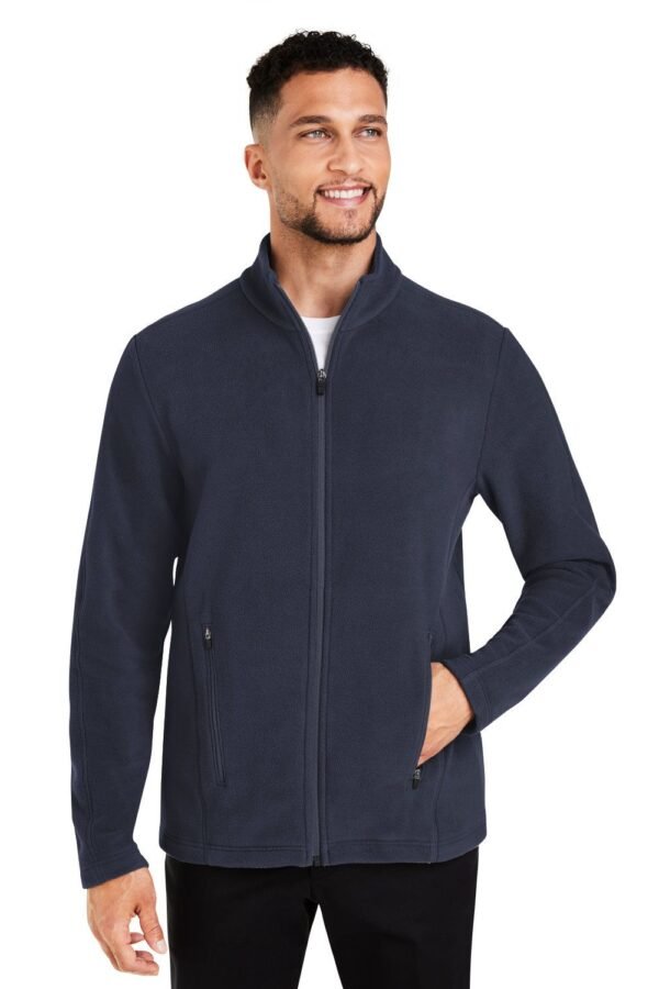 Devon & Jones DG730 Men's CrownLux Performance Fleece Full-Zip Jacket - NAVY - M