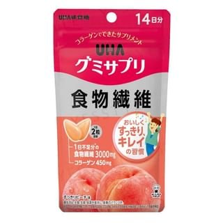 Dietary Fiber Refreshing Peach Gummy Supplement 28 gummies