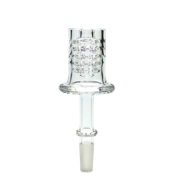 Domelss Quartz Enail with 10mm 14mm Male Thick Pyrex Clear Quartz Banger Smoking Water Pipe for 20mm 25mm Heating Coil