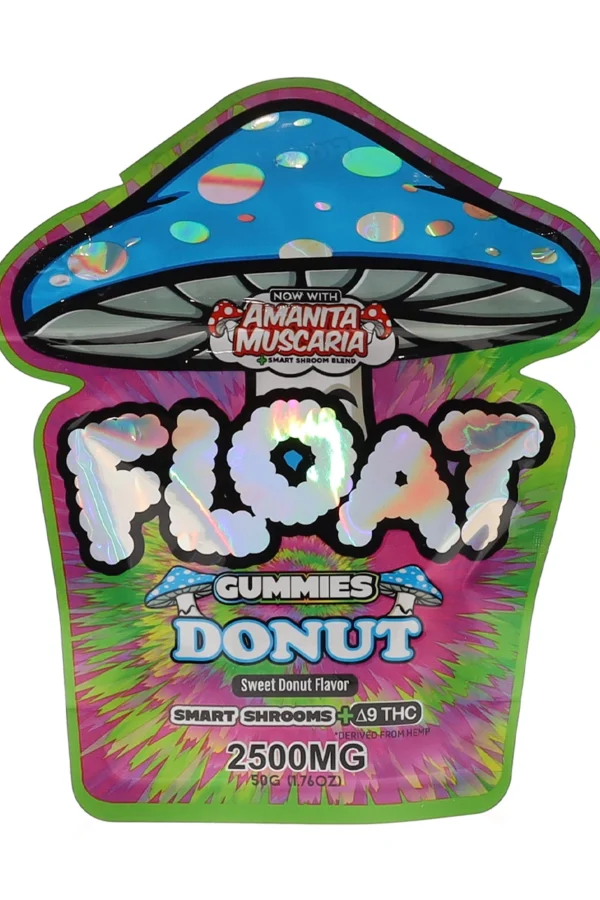 Donut Float Mushroom Gummies + Delta 9 THC 2500mg