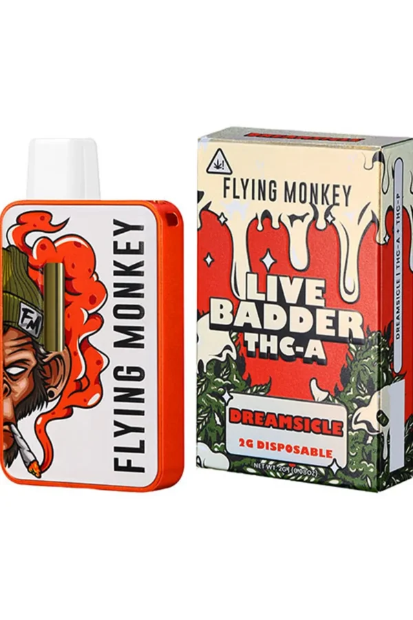 Dreamsicle Flying Monkey Live Badder THCA Disposable 2G