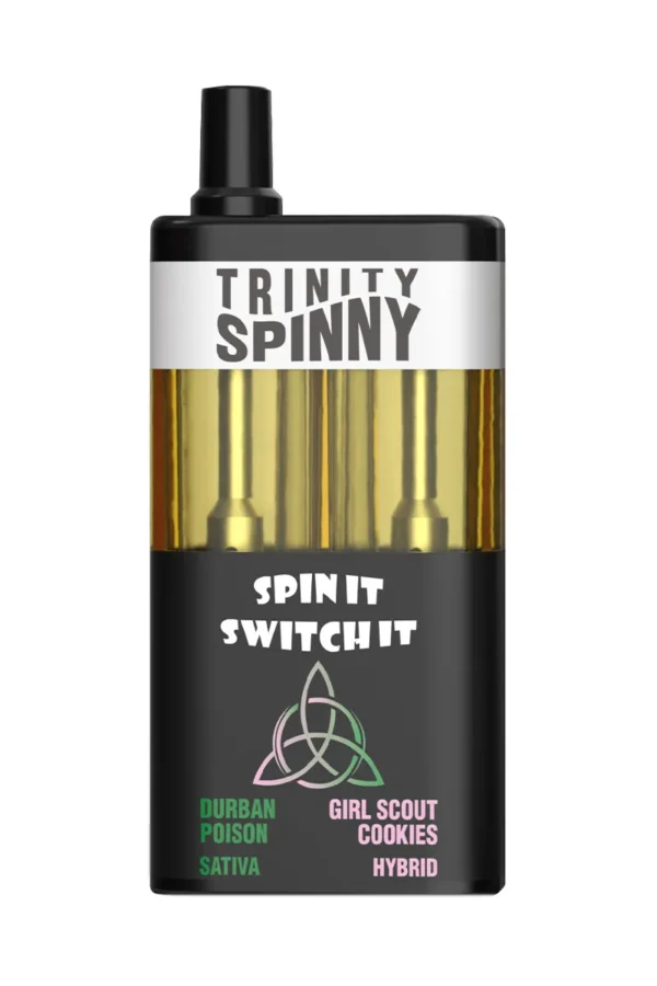 Durban Poison | Girl Scout Cookies Trinity Spinny Dual Flavor THCA Vape 6G