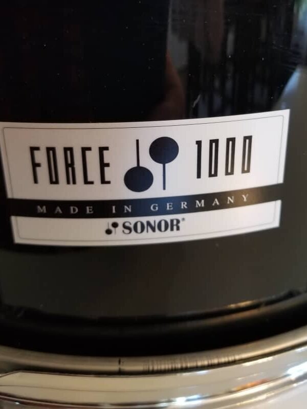 Early 90's made in Germany Sonor Force 1000 Black wrap