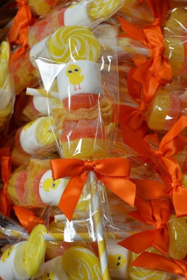 Easter Candy | Chick Cabob Skewer Basket Filler