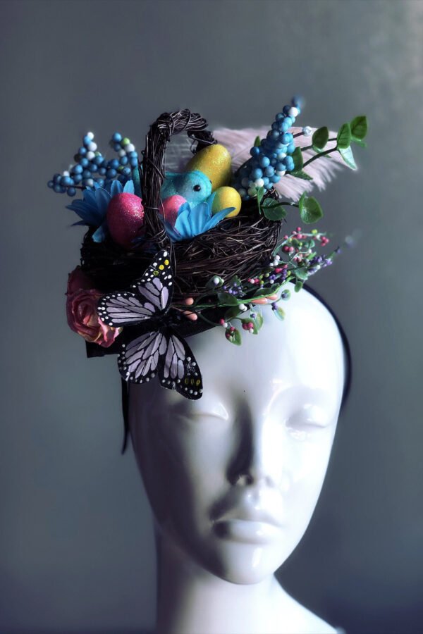 Easter Hat Basket Womens Fascinators | Little Girls Hats Custom Made