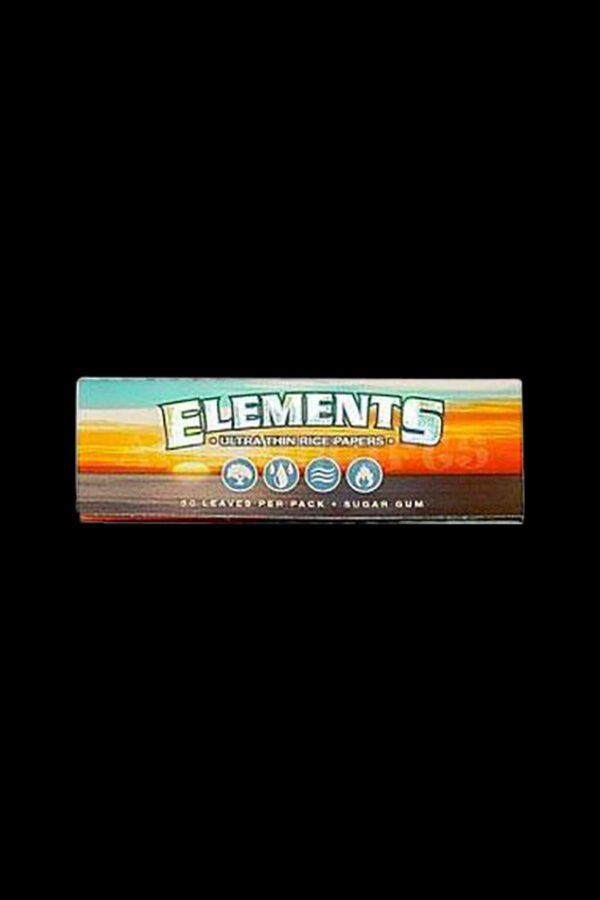 Elements Ultra Thin Rice 1 1/4"" Rolling Papers - 25 Pack Bulk