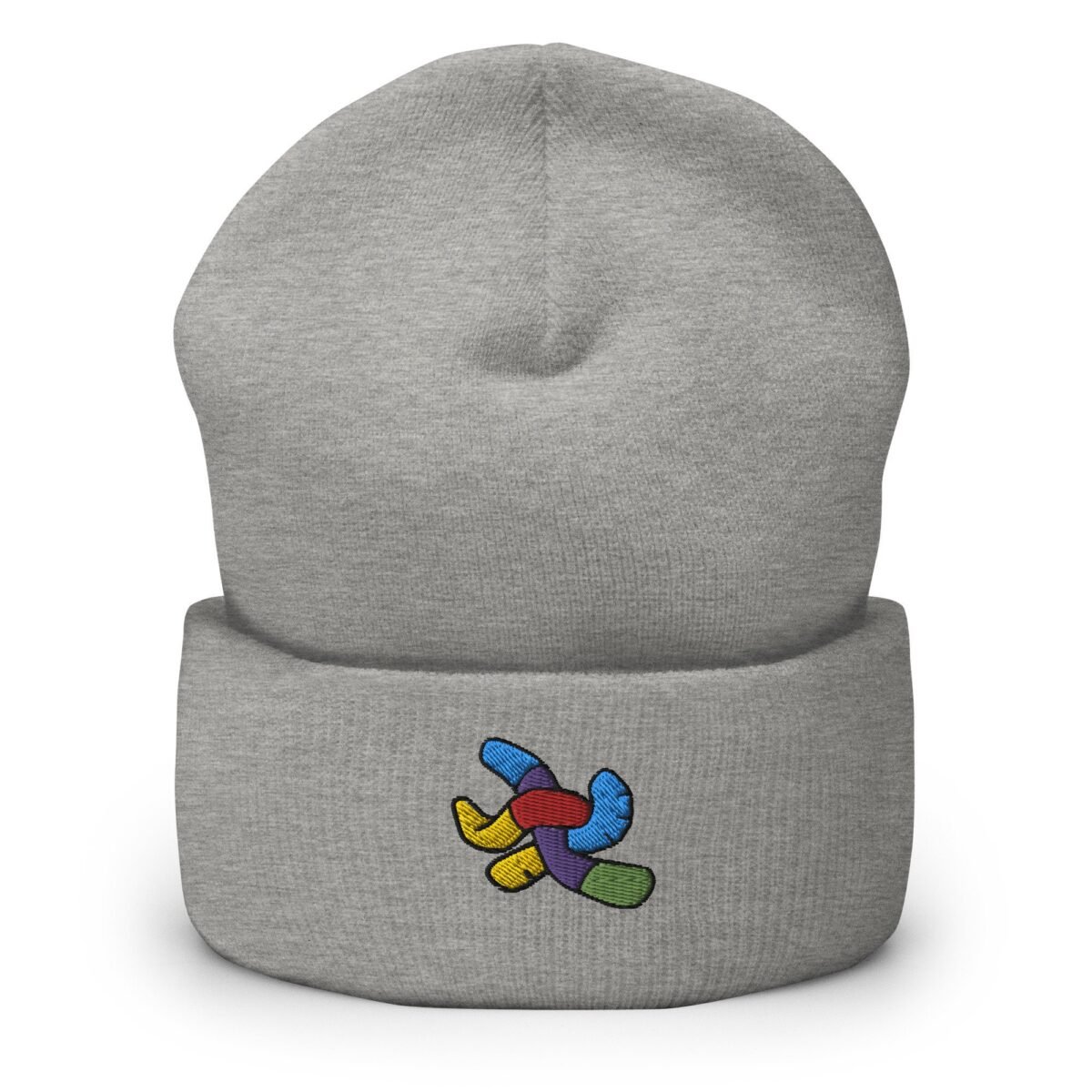 Embroidered Gummy Worm Beanie Unisex Knit Winter Hat