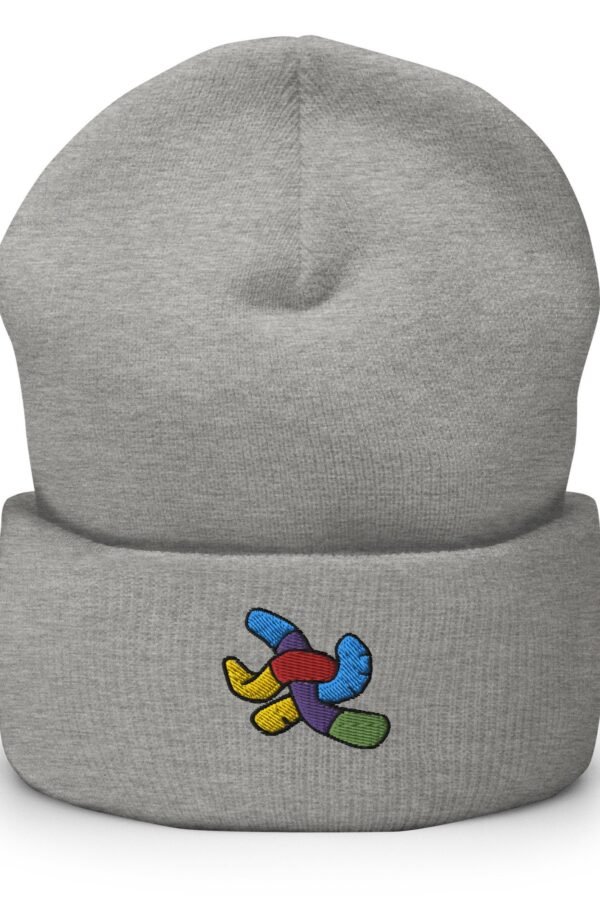 Embroidered Gummy Worm Beanie Unisex Knit Winter Hat