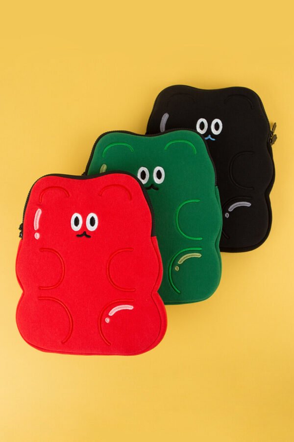 Embroidery Pocket Notebook Pouch (Gummy Bear)