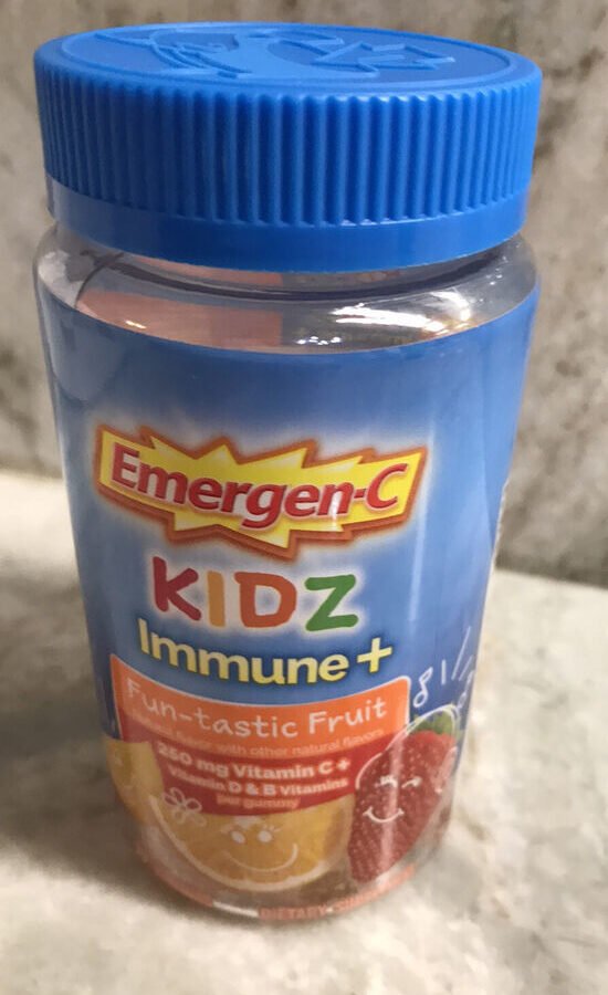 Emergen-C Kids 750mg Immune Support Gummies - 22 Count. Fun-tastic Fruit