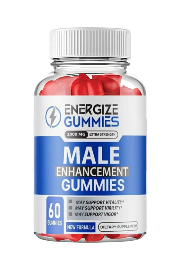 Energize Male Gummies - Natural Enhancement Support For Men - 60 Gummies