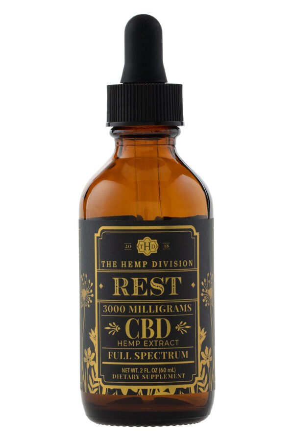 Extra Strength CBD Hemp Extract Tincture - Rest