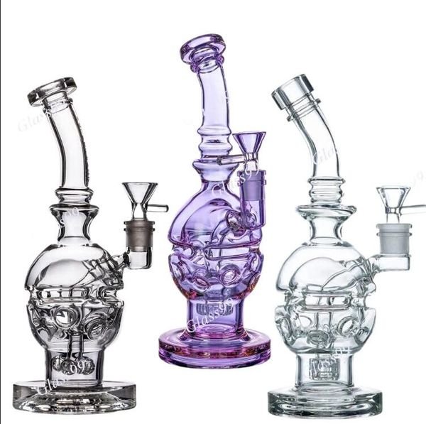 Fab Egg Hookahs Bong Water Pipe Showerhead Perc Dab Rigs Thick Heady Smoking Accessories Stereo Matrix Bongs Bubbler