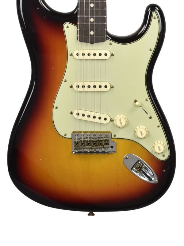 Fender 1963 Stratocaster Journeyman Relic Chocolate 3-Tone Sun...