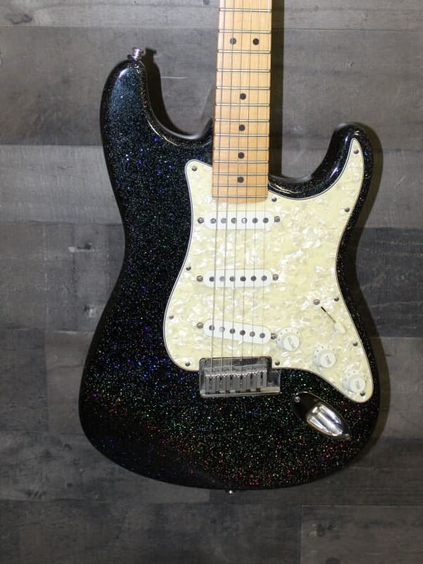 Fender Stratocaster Holo flake Black 1996 Original case with a...
