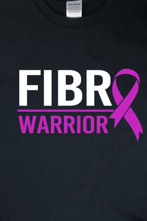 Fibro Warrior, Fibromyalgia Awareness Shirt, Purple Ribbon Shirt, T-Shirt, Gift