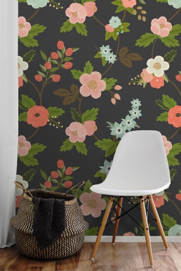 Flora Easy To Apply Removable Peel "N Stick Wallpaper