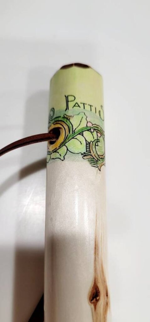 Florida Flowers & Flamingos Walking Stick