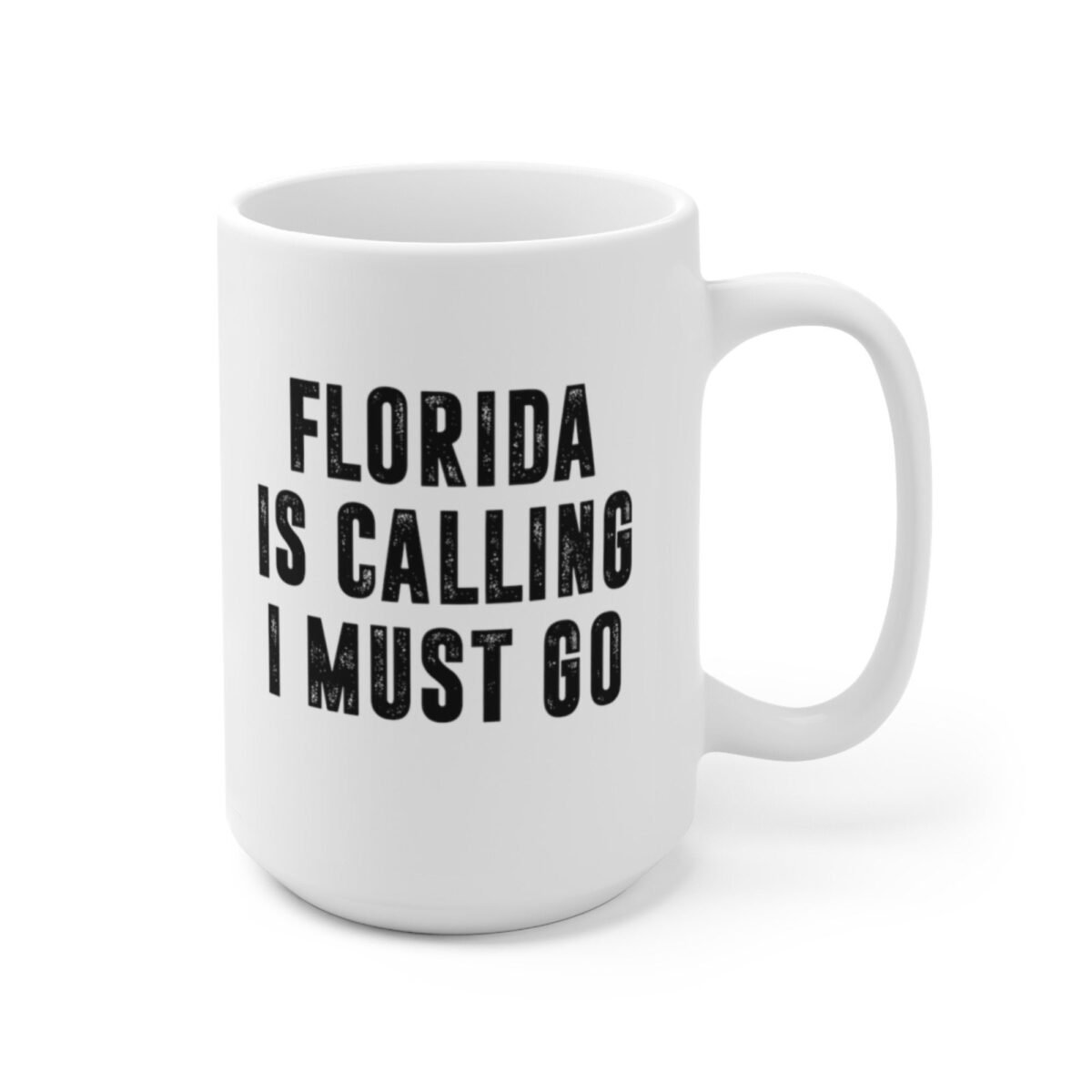 Florida Is Calling I Must Go Coffee Mug | Microwave & Dishwasher Safe Ceramic Cup Moving To State Tea Hot Chocolate Gift