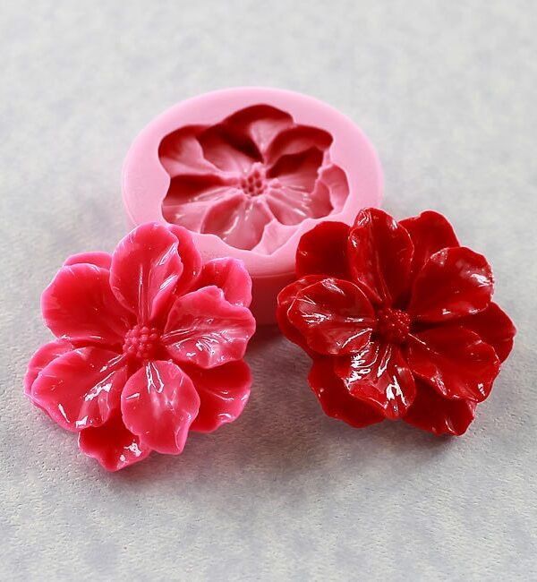 Flower Mold Big & Bold Silicone Resin, Polymer Clay, Pmc, Jewelry, Chocolate, Fondant, Candy | 296