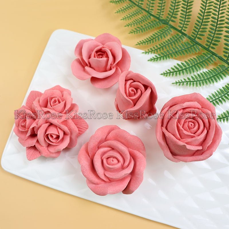 Flower Silicone Mold For Resin Rose Molds Wax Candy Chocolate Candy Baking Cake Decoration Tools Food Silicon